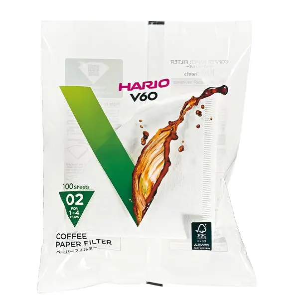 [VCF-02-100W] Hario Paper Filters-02 600ml