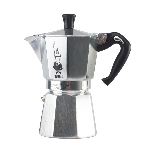 Bialetti Moka Express 6 cup Silver 300ml