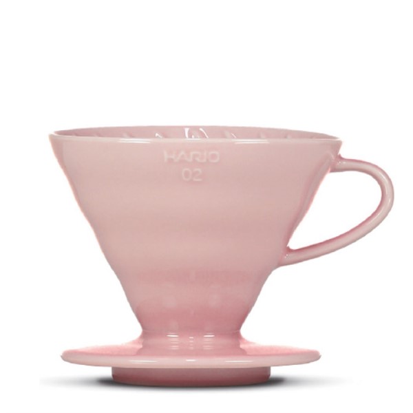 Hario Ceramic Coffee Dripper V60-02 Pink + 40 Filters   