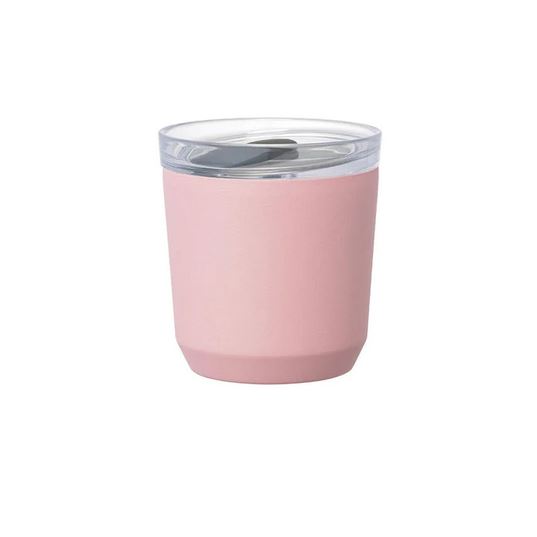 [20432] Kinto To Go Tumbler with Plug Pink 240ml 