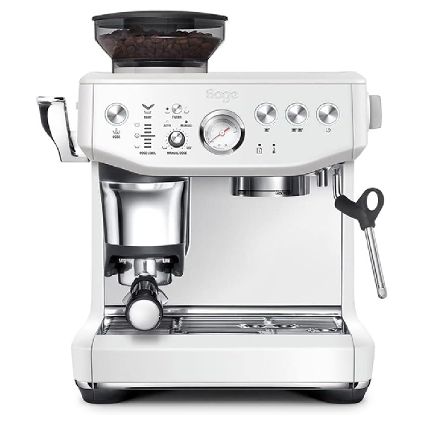 Sage Barista Express™ Impress Espresso Machine (White)