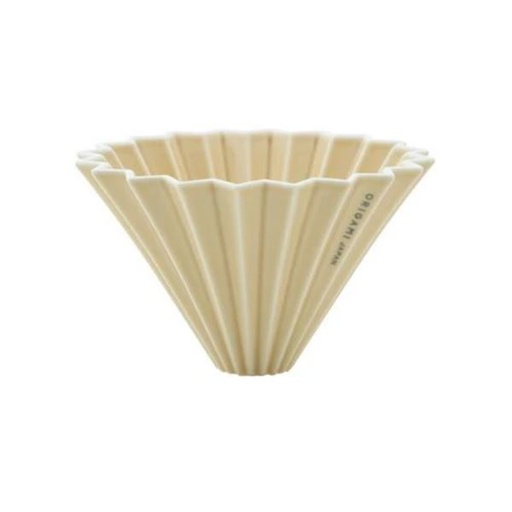 [99311167] Origami ceramic Dripper M Mat Beige